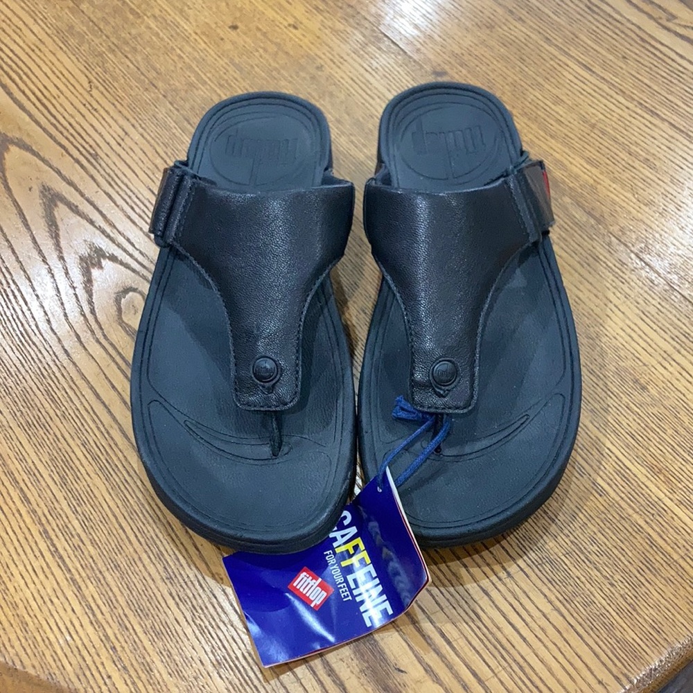 Fitflop Black Flip Flops